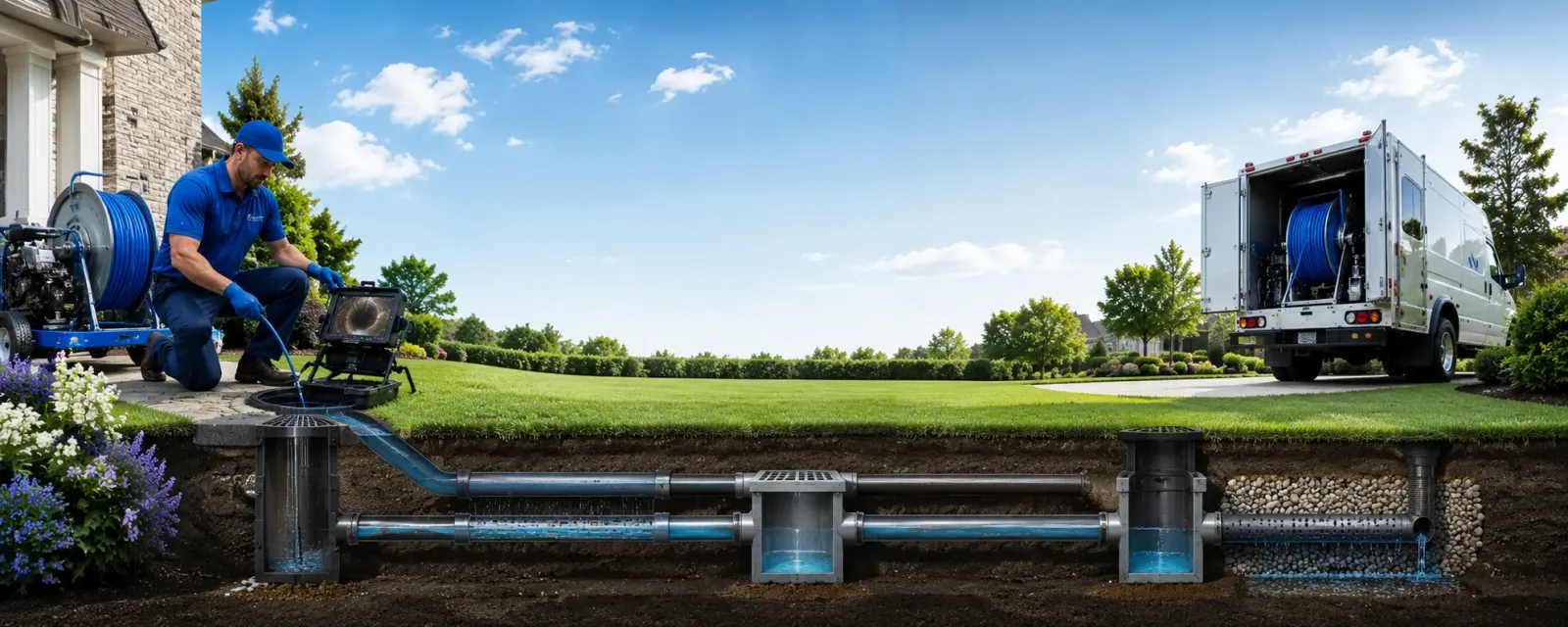 Outdoor drain cleaning information for Barto, PA